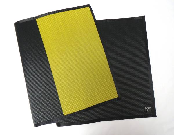 二点落札で送料無料! T010 TATAMOタタモ ブラック イエロー ヨガマット ピラティス ダイエット 健康 スポーツ レジャー エクササイズ拍卖