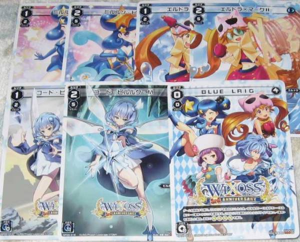 WIXOSS PR 青ルリグLV0 ピルルク,エルドラ,ミルルン Lv1,2拍卖