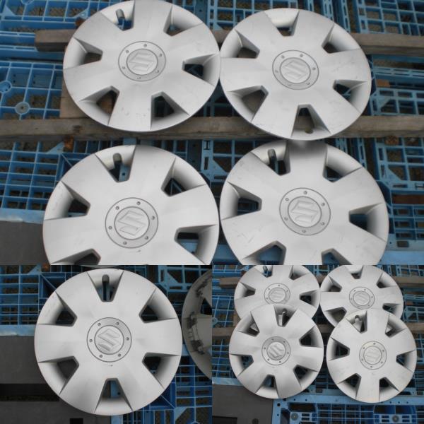 スズキ純正ホイールキャップ 15インチ用 4枚セッット 管理YN-B511拍卖