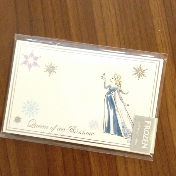 新品&即決◎ディズニー ネームカード◎フローズン エルサ 名刺 メッセージカード 拍卖
