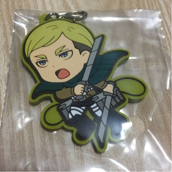 進撃の巨人 一番くじ 生還せよ!調査兵団 ☆J賞 ラバーマスコット☆ ★エルヴィン★ ☆即決のみ☆拍卖