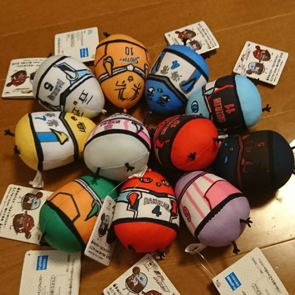 即決あり 黒子のバスケ ひよこのバスケ ぬいぐるみ ユニフォーム 全11種 a拍卖