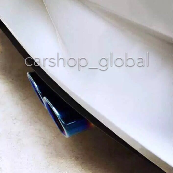 マツダ ND ロードスター用 マフラーカッターチタン焼き加工76mm 2本セット ND5RC S/NR-A/RS/Sレザー/Sスペシャルモデル等対応拍卖