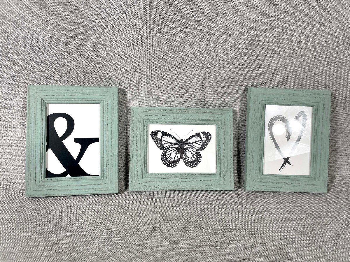TS1541_Ts◆モデルR展示品◆フォトフレーム 3個セット◆W197 H250 D20◆拍卖