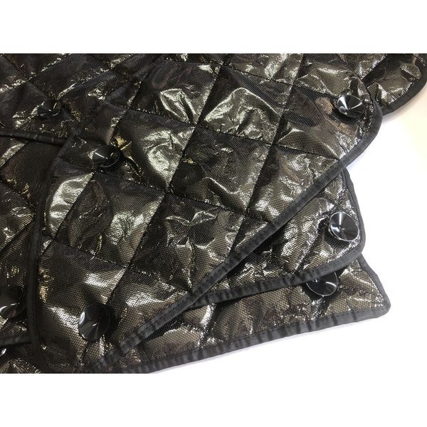 DA17V エブリィバン DA17W エブリイワゴンサンシェード 全窓 8枚セット 4層構造 黒銀 日除け 遮光 断熱 保温 車中泊 車種専用 RM-MH63拍卖