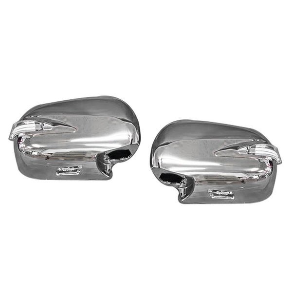 ドアミラー カバー ハイエース 200系 1-5型 レジアスエース 交換タイプ LED ファイバー メッキ HIACE 左右 2個 セット ZERO APF017RL拍卖