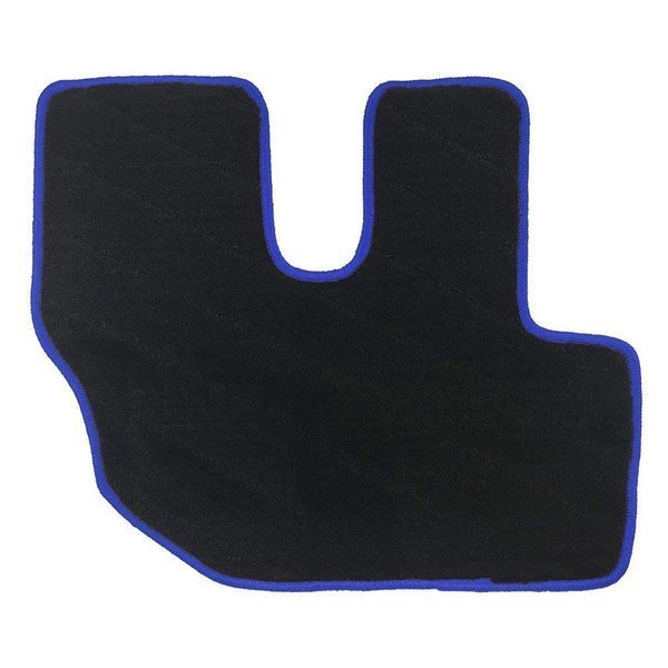 フロアマット ブラック×ブルーステッチ トラック 2t 汎用 運転席 AP-M002拍卖