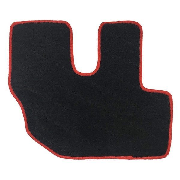 フロアマット ブラック×レッドステッチ トラック 2t 汎用 運転席 AP-M001拍卖