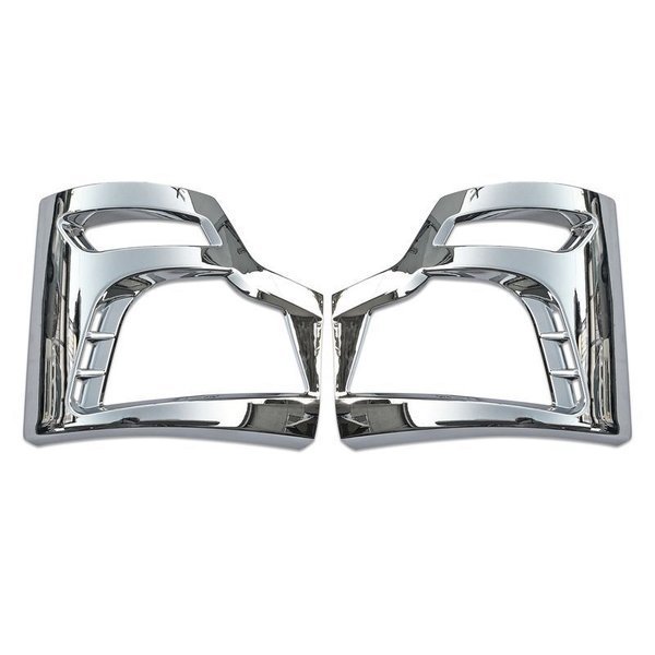 三菱 ふそう 17 スーパーグレート H29.5~ ローキャブ用 メッキ バンパー コーナー カバー 左右 ABS製 新品 交換式 RMMI001-5LR拍卖