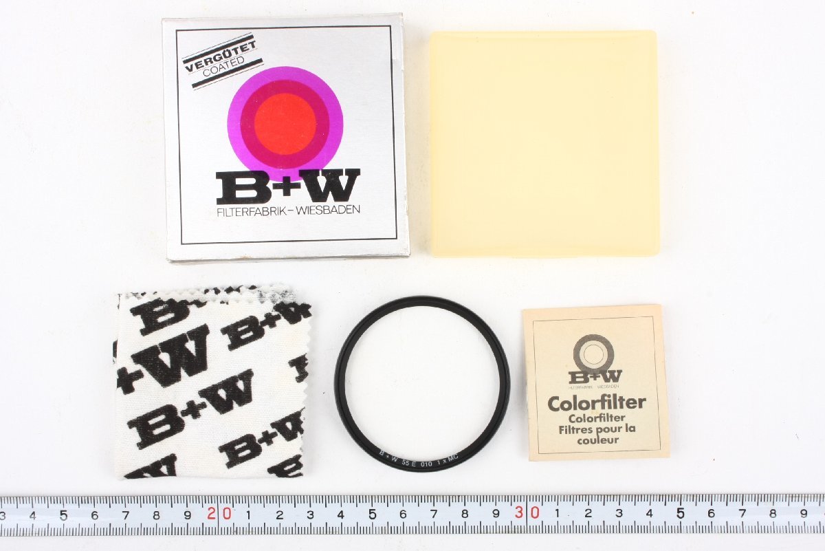 ※ 55mm 55E 未使用 ライカ 他用 西ドイツ製 B+W レンズフィルター for Leica 010 1xMC made in W.Germany F2572拍卖