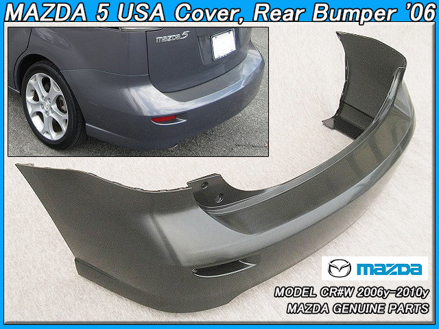 プレマシーCR【MAZDA】マツダ5純正リアUSバンパー大型/USDM北米仕様MAZDA5海外USAバンパーカバーPREMACYフェイス米国フェイシアCREW.CR3W拍卖