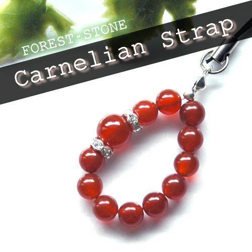 天然石 パワーストーン ストラップ カーネリアン s2-11-g拍卖