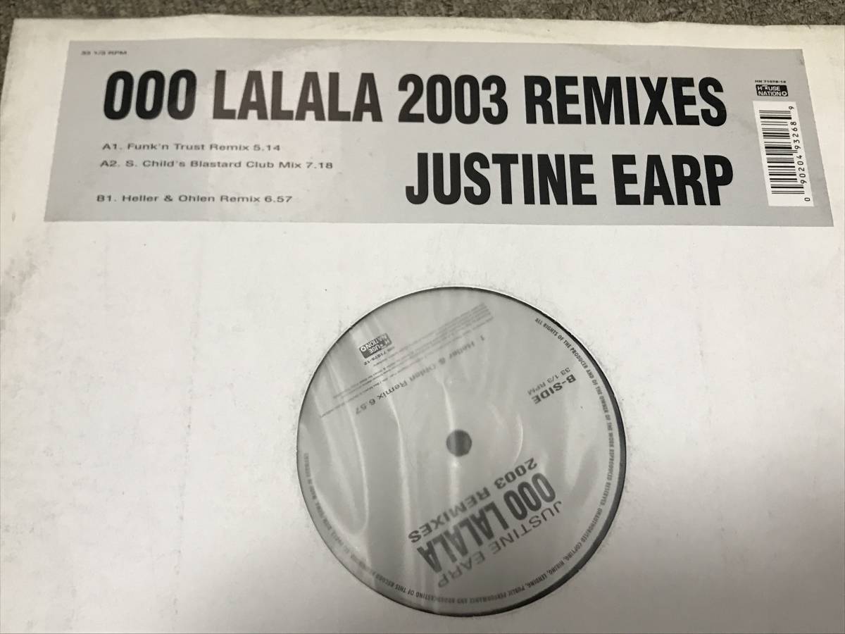 Justine Earp OOO Lalala (2003 Remixes)拍卖