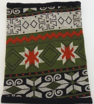 ネックウォーマー フリース ノルディック 雪花 自転車 通学 通勤 nw1-16拍卖