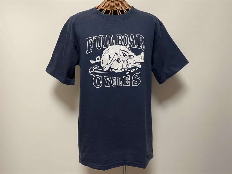 ★USED/FULL BOAR CYCLE/MOTOR CYCLE/CUSTOM BIKE/PRINT T-SHIRTS/ANVIL/フルボア サイクル/カスタムバイク/プリントTシャツ/Sサイズ★拍卖