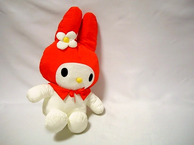 ◆希少◆マイメロディ タフタ ぬいぐるみ◆マイメロ 約40㎝ BIG サンリオ◆当時物 レトロ◆拍卖