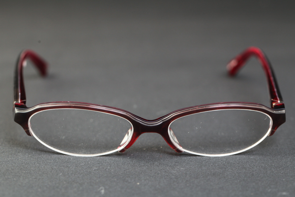 Less than human Pretty レスザンヒューマン プリティ 55P メガネフレーム ボルドー #6746拍卖