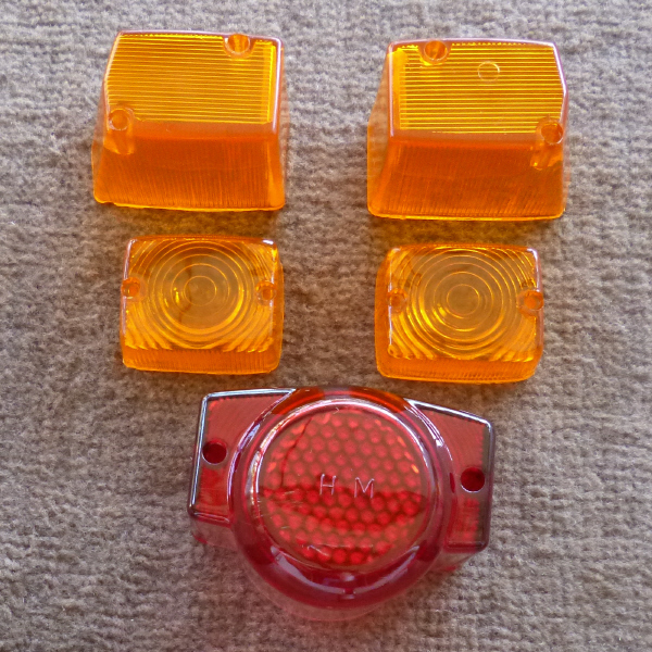 ホンダ # C92/C95 前後ウインカー&テール/レンズSet拍卖
