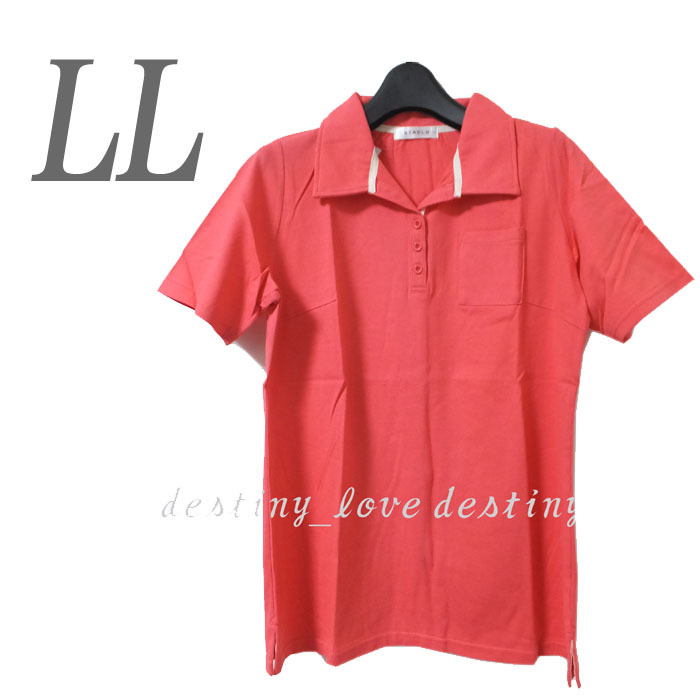 ●新品/半袖カットソー/LL/ピンク系/綿100%●f1629拍卖