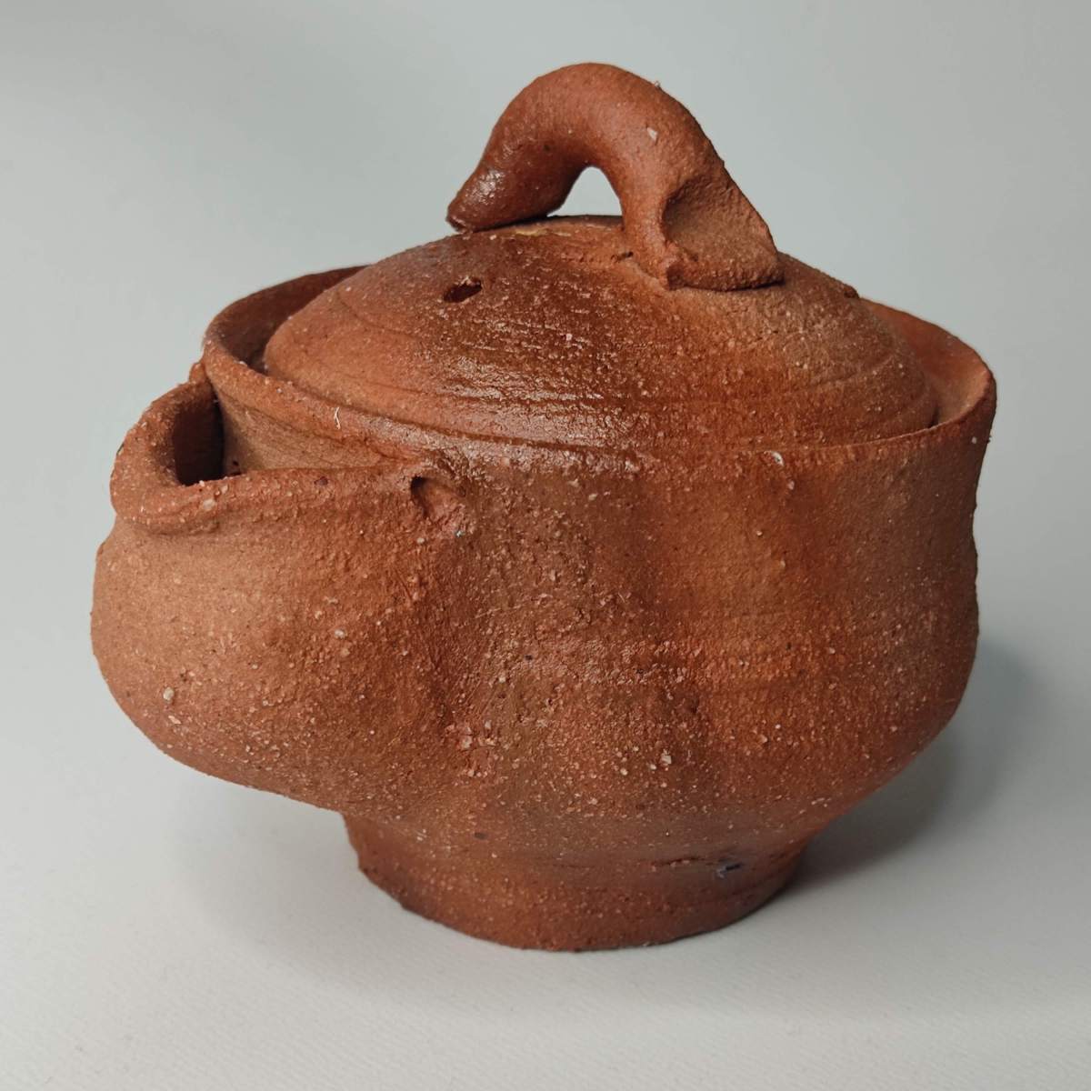 浜本豊 備前焼 緋襷宝瓶 急須 茶器 未使用新品/58z65拍卖