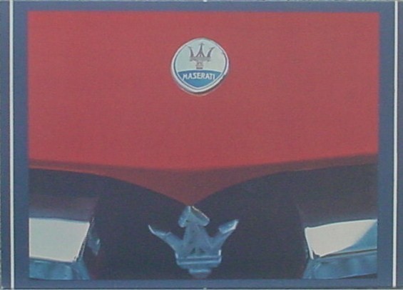 MASERATI INDY 4900/BORA/MERAK KHAMSIN セールスカタログ拍卖