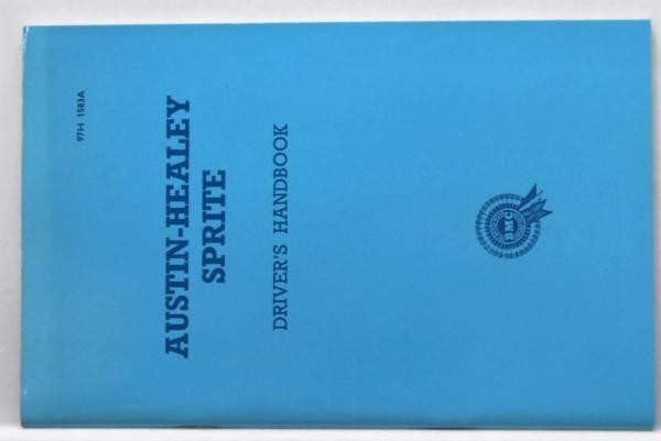 AUSTIN-HEALEY SPRITE Driver's Handbook 英語復刻版拍卖