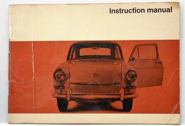 VW 1600TL/L/A/SQUAREBACK SEDAN 1966Instruction Manual 英語版拍卖