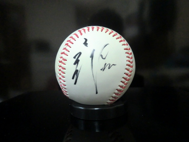 選手不明 2選手 寄せ書き 直筆サインボール拍卖