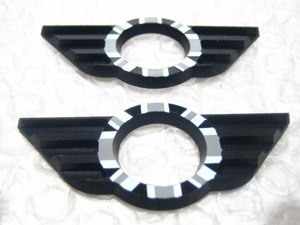 MINI R50/R55/R56 ドアロックウイング/ブラック&BJ【AutoStyle】新品/BMWミニ/拍卖