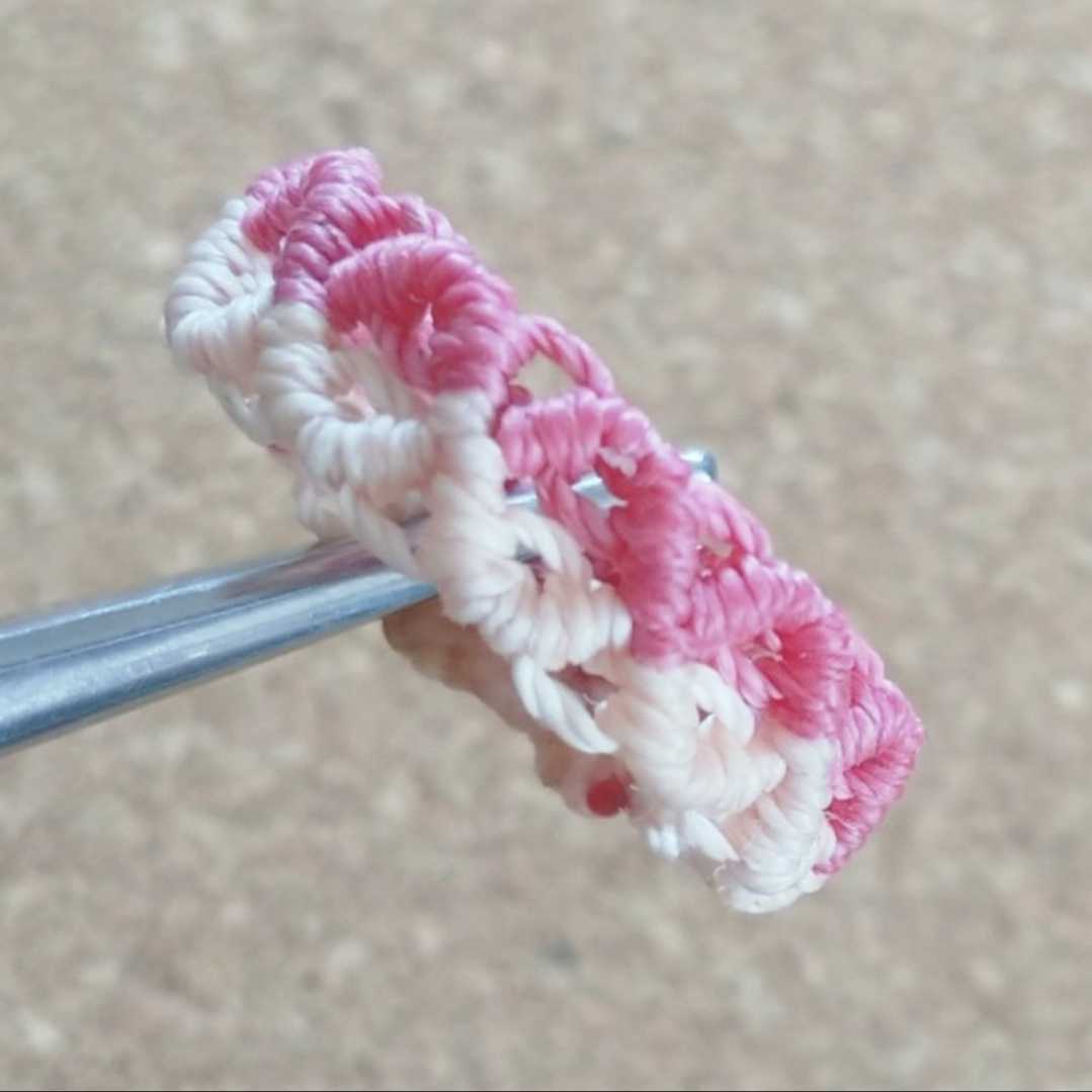 指輪・サイズオーダー・ハンドメイド・可愛いマクラメ・④拍卖