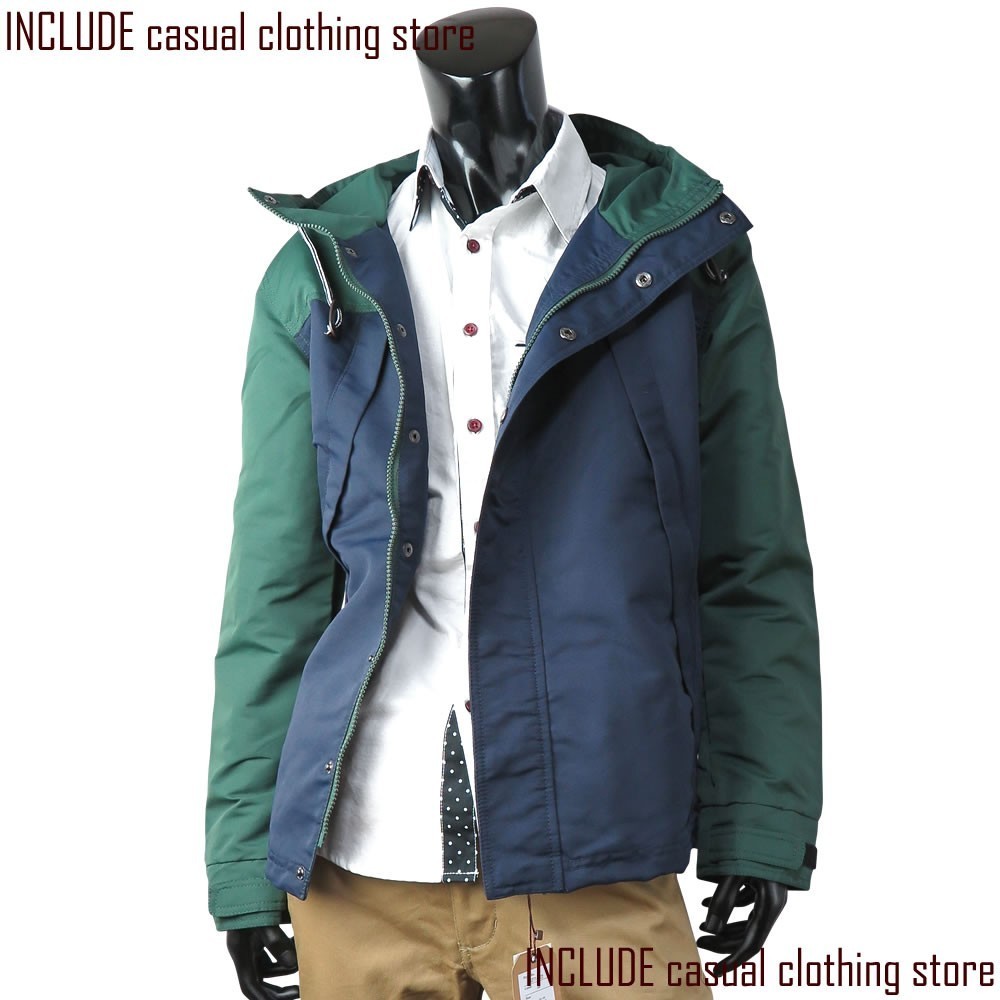 マウンテンパーカー マンパ マウンテン ZIPパーカー ジャケット メンズ M グリーン 送料込拍卖