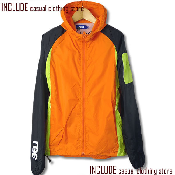 ハイネックナイロンフィンガーホールパーカージャケット チャリカジ マウンテンパーカー L 送料込 クリックポスト拍卖