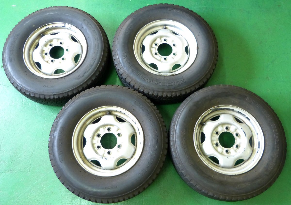 ☆日産純正 TOPY 15インチ ホイール 15×5.5J 6穴 139.7 4本セット USED品☆拍卖