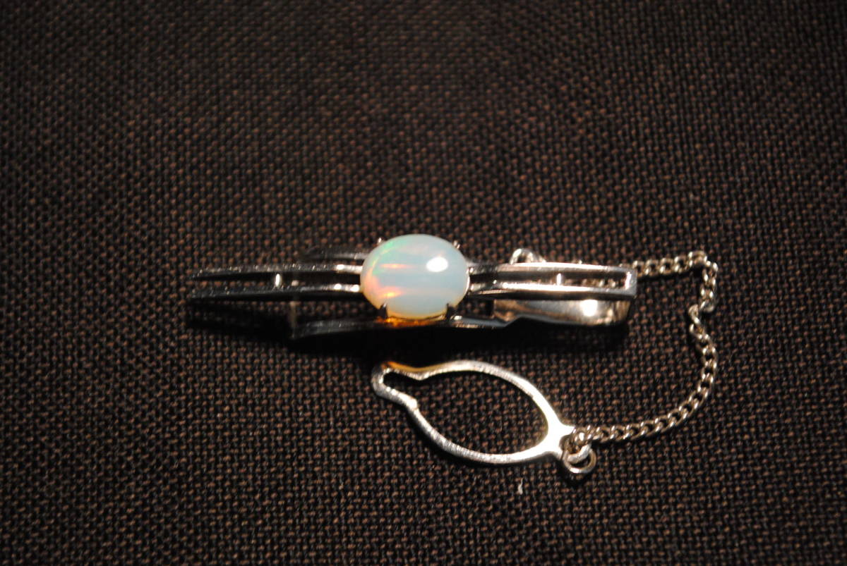 祐6 水晶 銀製(Silver刻印有)ネクタイピン 拍卖