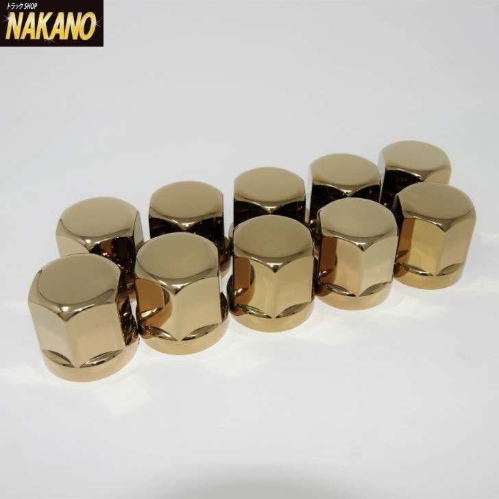 トラック用 ナットカバー ゴールド 10ヶ入 33mm/高さ50mm(ST-345GO)ナットキャップ 拍卖
