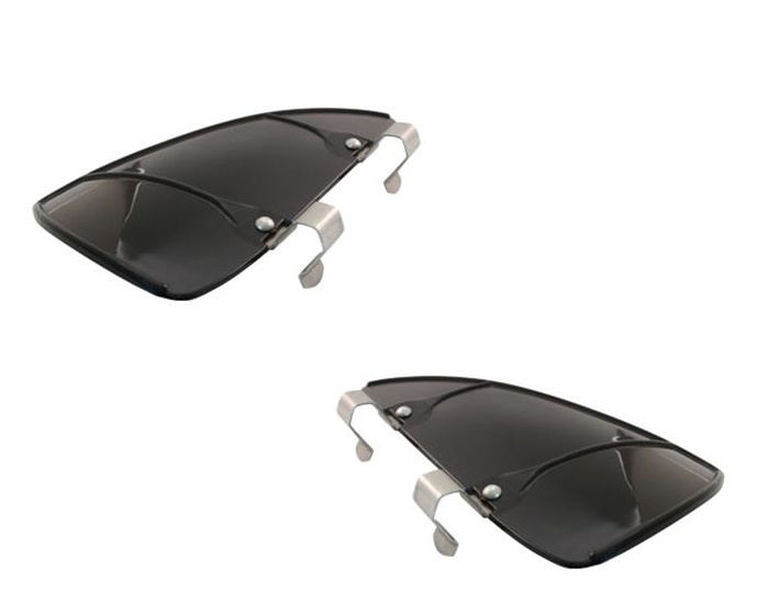 ブリージー スモークグレー ウィンドデフレクター インパラ ベルエア カプリス ベントウィンドー 三角窓 シボレー GM拍卖