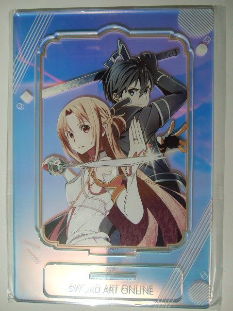 ソードアート・オンライン オーロラアクリルスタンド キリト アスナ コラボキッチンカー 10th Anniversary ver. THE キャラ CAFE 上野 SAO拍卖