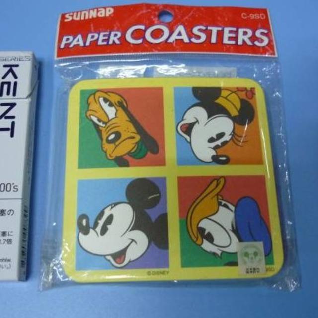 ディズニー 紙コースター8枚入り 9x9cm拍卖