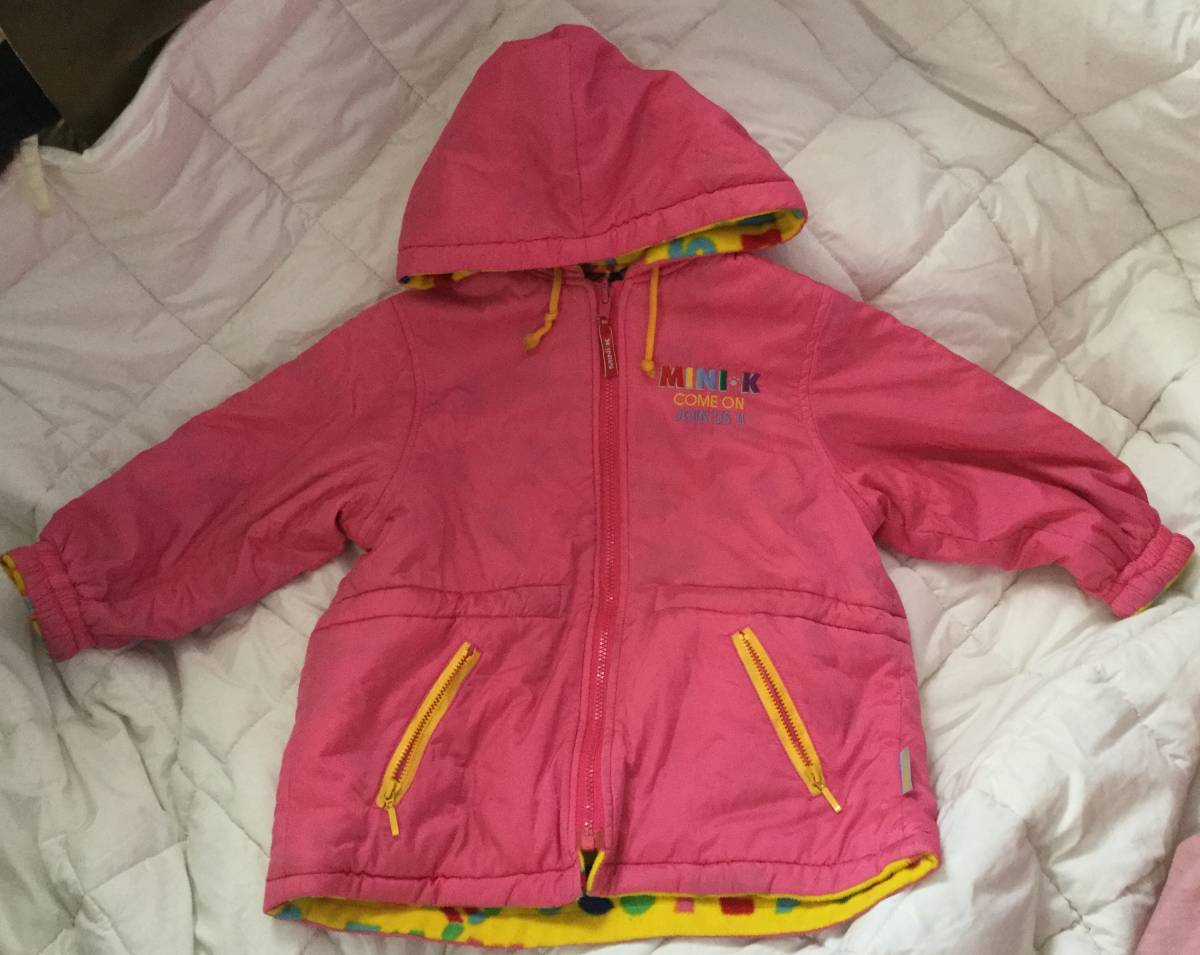 MINI-K ミニケーリバーシブル 中綿入りブルゾン 100cm拍卖