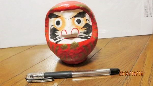 再) 縁起物 赤ダルマ両目入り使用中古品拍卖