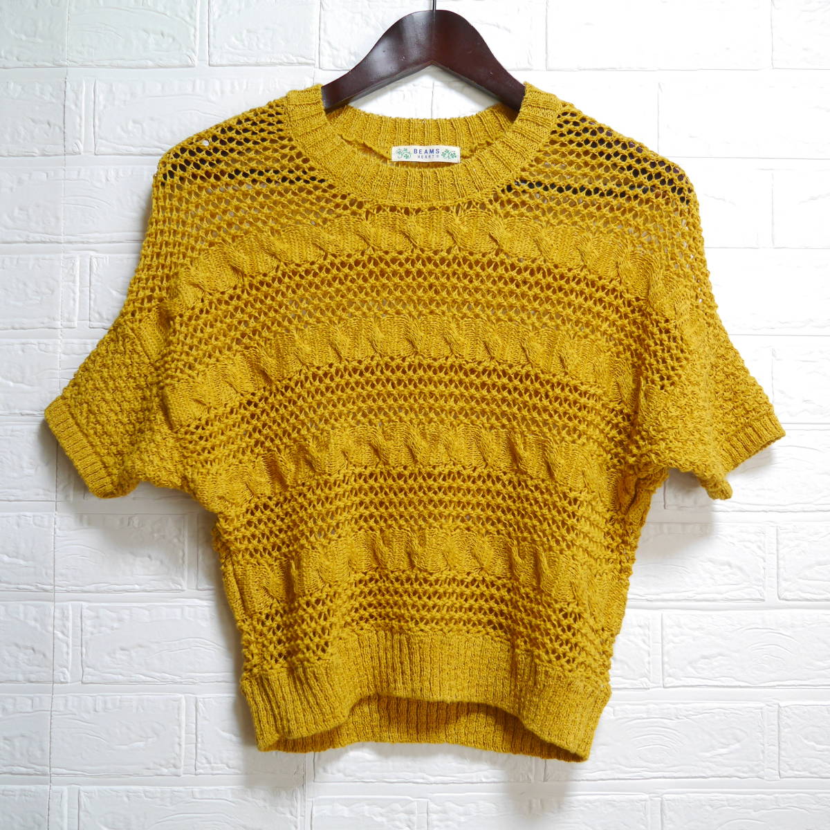 A446 ◇ BEAMS HEART | ビームスハート プルオーバー カーキ系 中古 サイズ表記なし拍卖