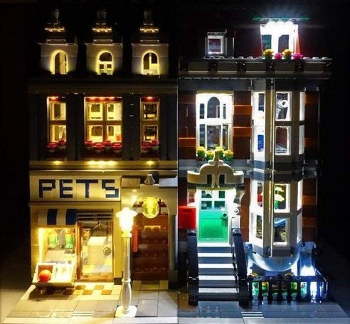 MOC LEGO レゴ クリエイター 10218 互換 ペットショップLED ライト キット DL082拍卖