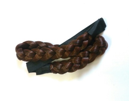 三編みヘアゴム 茶色 新品未使用 ヘアアクセサリー拍卖