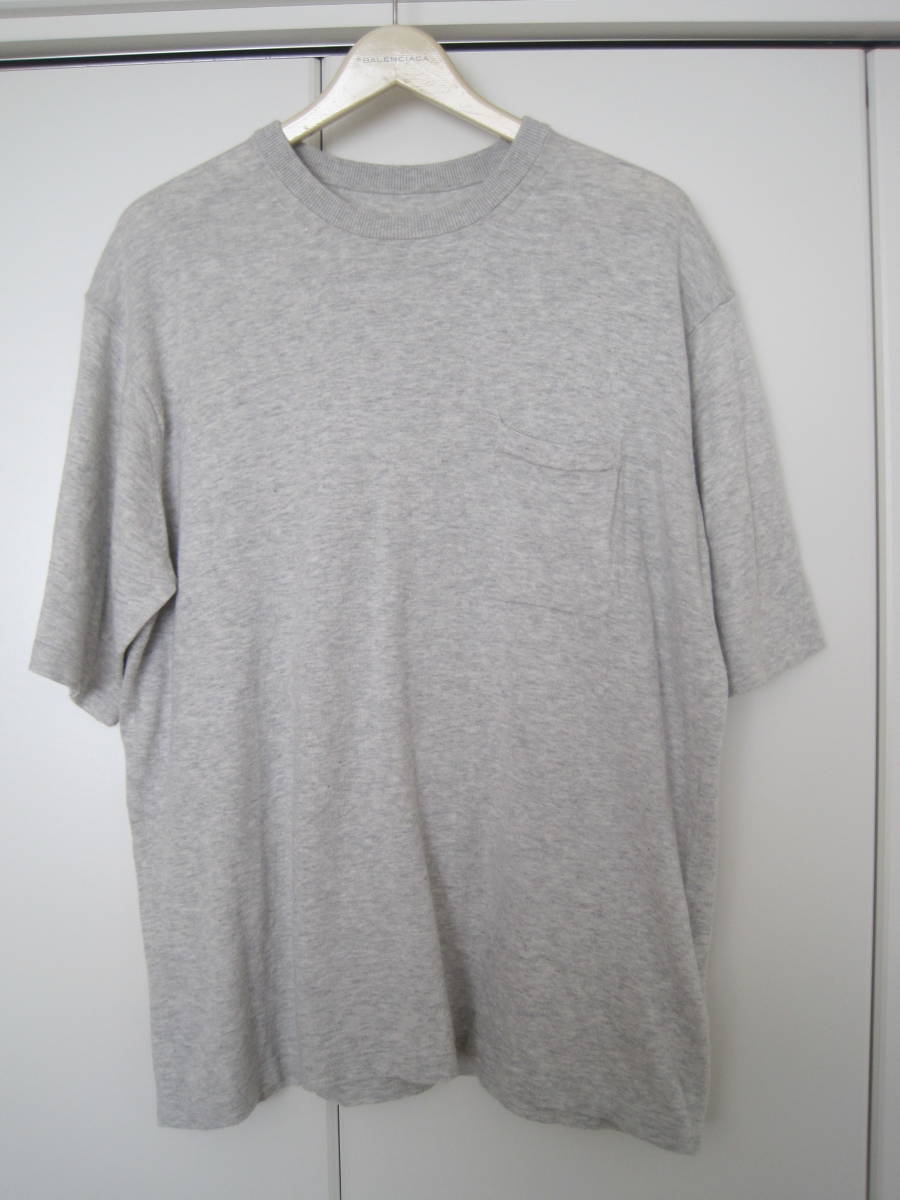 crepuscule クレプスキュール コットンニット ポケット付き半袖カットソー 1拍卖