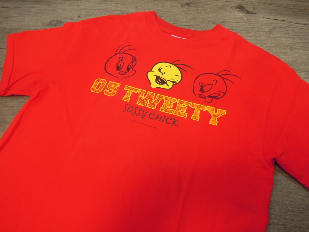 jk3 90's Tennessee River Tweety 半袖Tシャツ/USA製 M拍卖