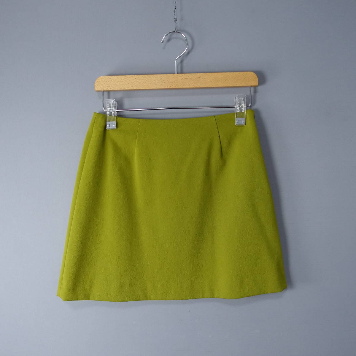 新品未使用*Jocomomola/ホコモモラ/40/ミニスカート/ライトグリーン/緑/レディース/ショート丈拍卖