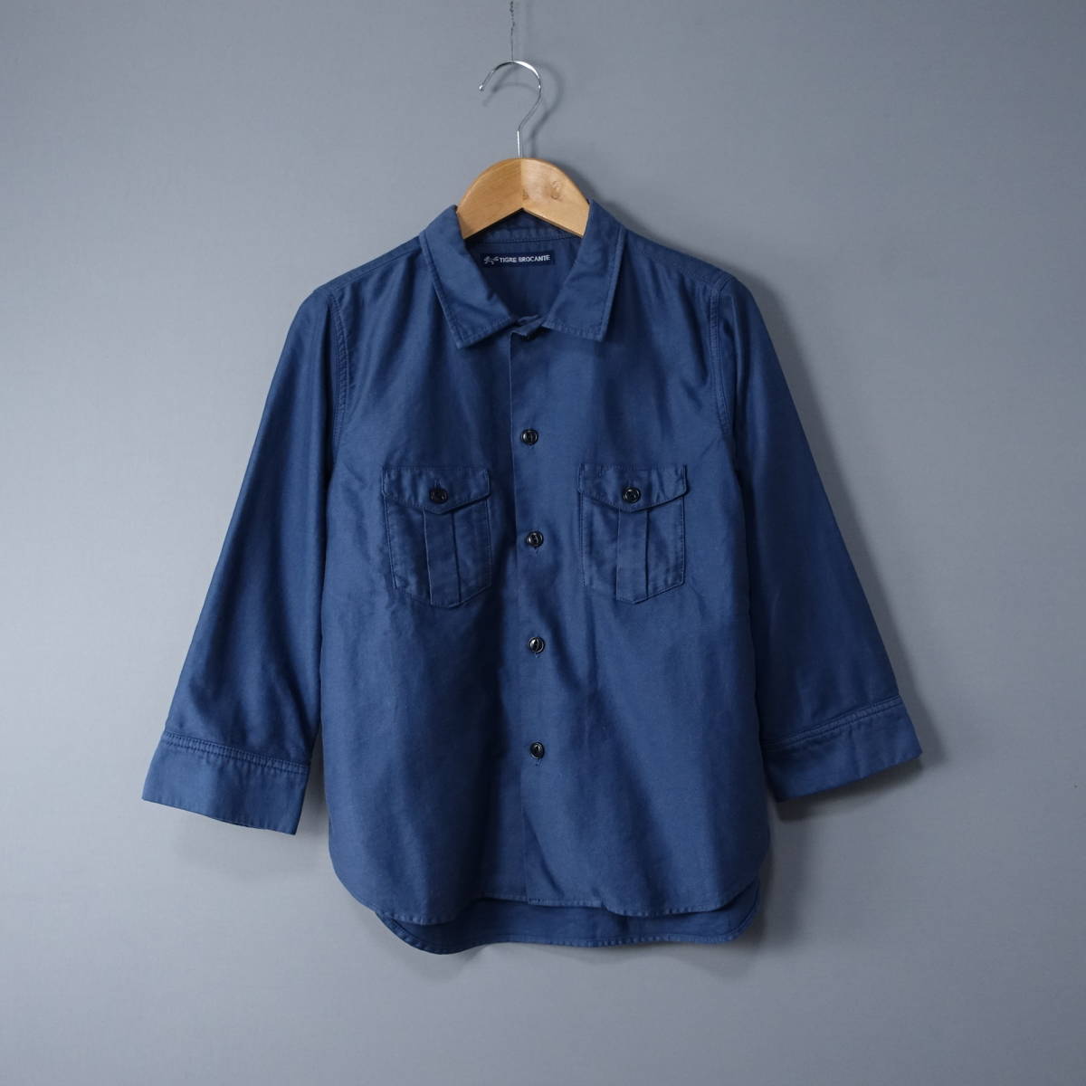 TIGRE BROCANTE/ティグルブロカンテ/F/ジャケット/ダークブルー/青/ネイビー/レディース/シャツ拍卖