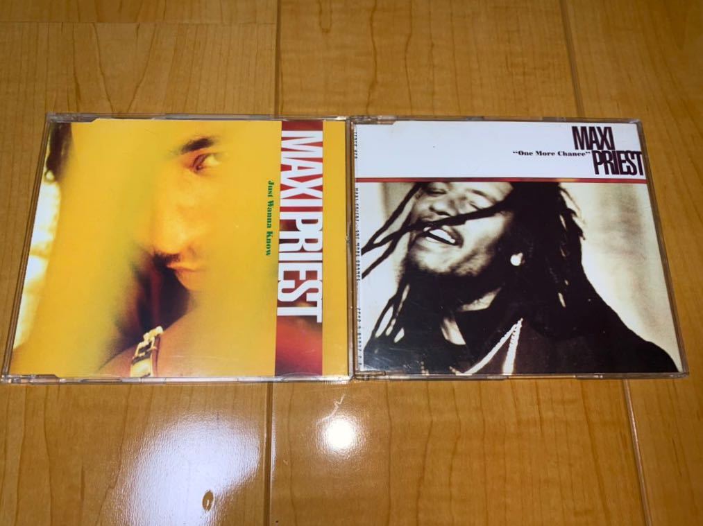 【即決送料込み】Maxi Priest 2枚セット / マキシ・プリースト / Just Wanna Know / One More Chance 輸入盤シングルCD拍卖