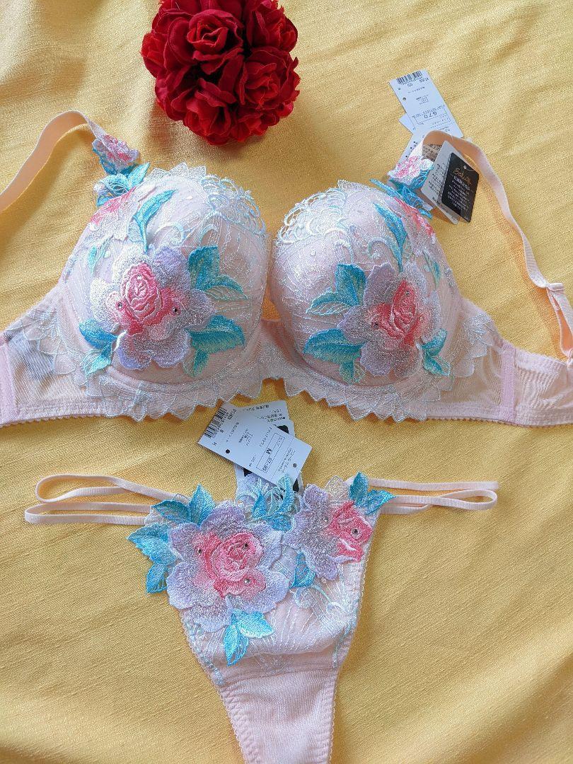 宅急便送料無料/Wacoal/ワコール/salute/サルート/29G/店舗限定/ラマン/ラ・マン/G70&ソングTバックショーツ/M/PI/ピンク/BTJ429/PTJ429拍卖