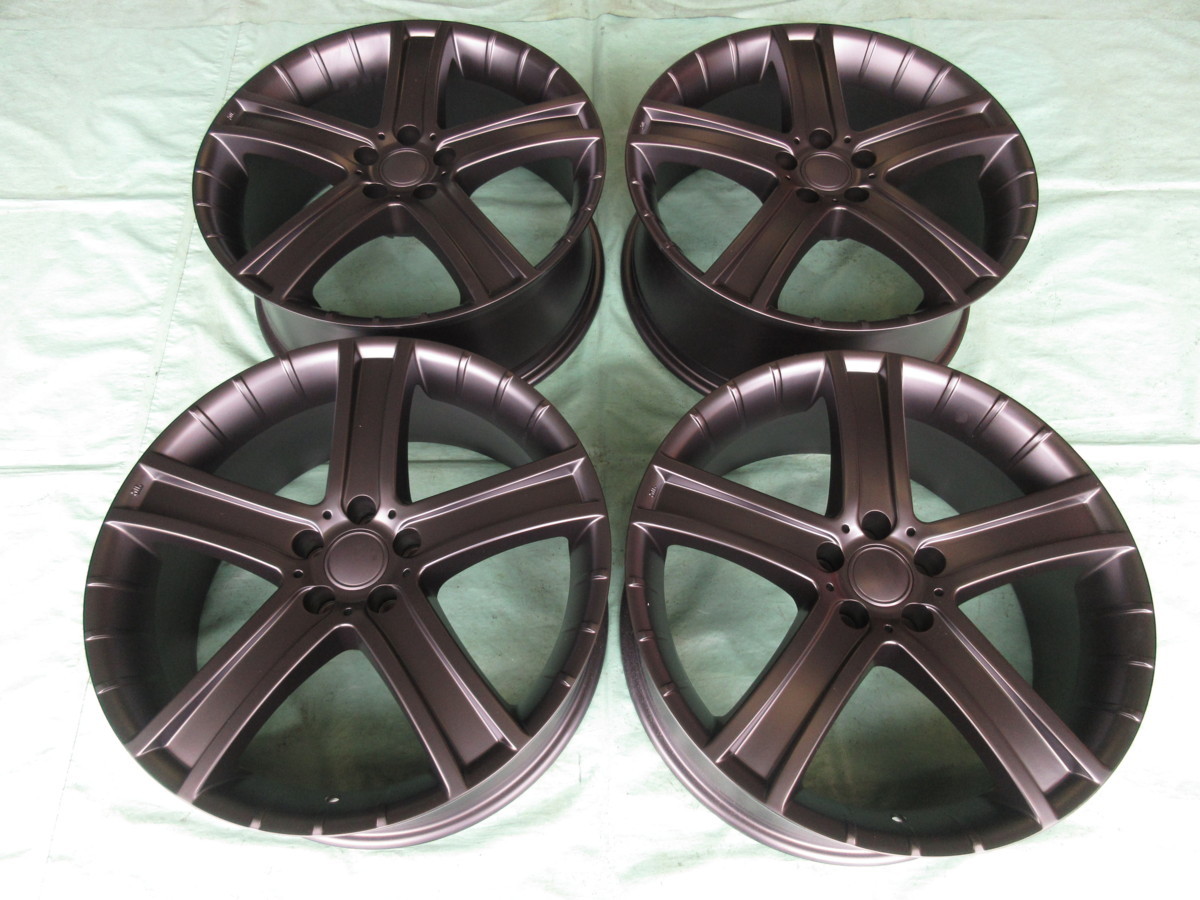 新品 PORTO マットブラック&ブリヂストン S007A 255/35-19 アウディ・A5、S5 4本セット拍卖